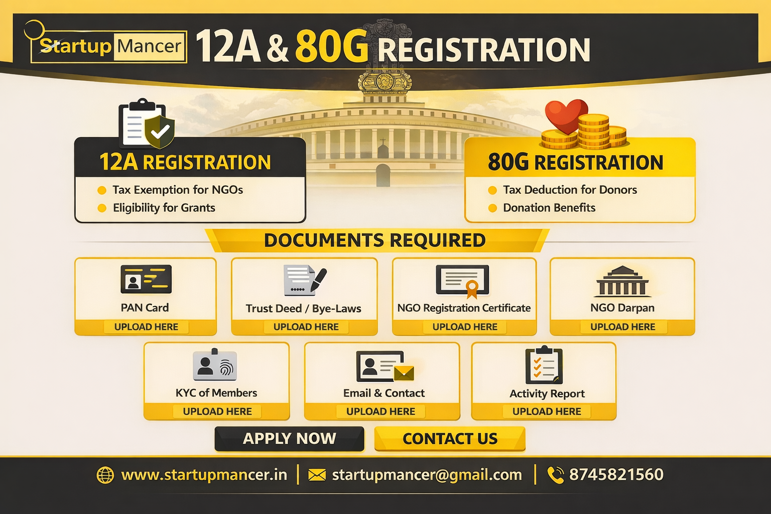 12A & 80G Registration